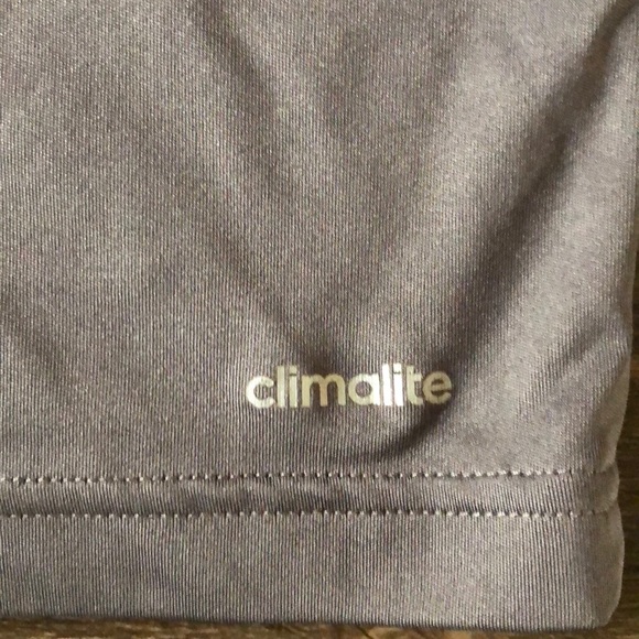 Adidas Climalite Gray Green Shirt size L - Picture 6 of 6